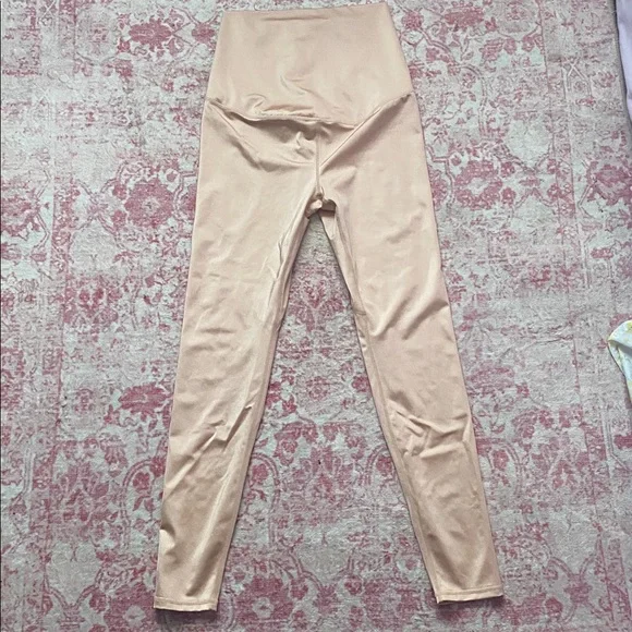 Fabletics High-Waisted Shine Maternity Leggings - Picture 2 of 9